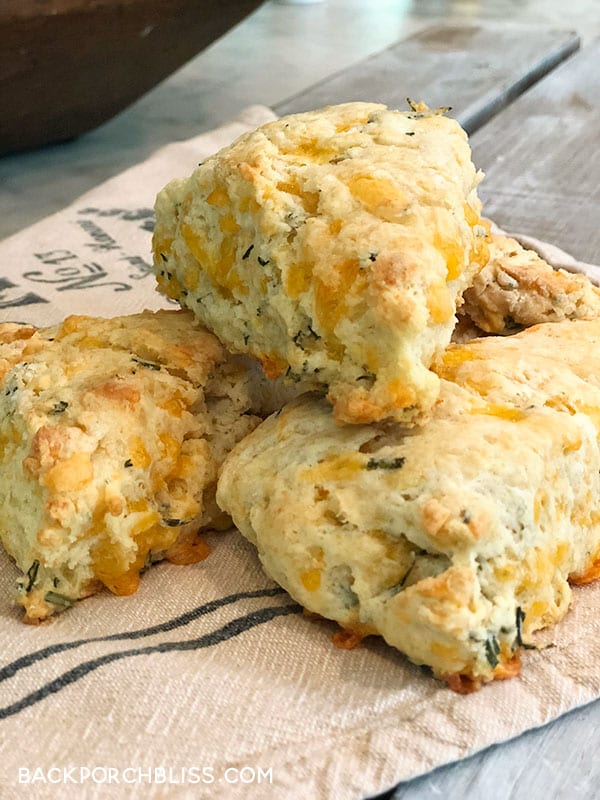 rosemary and cheddar scones