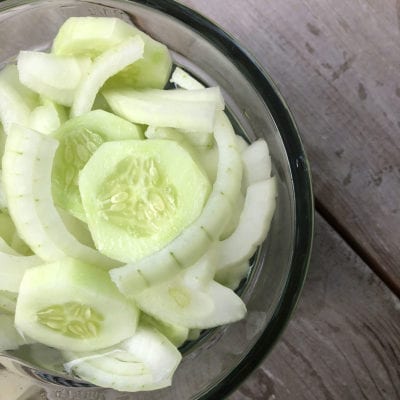 Champagne Cukes & Onions