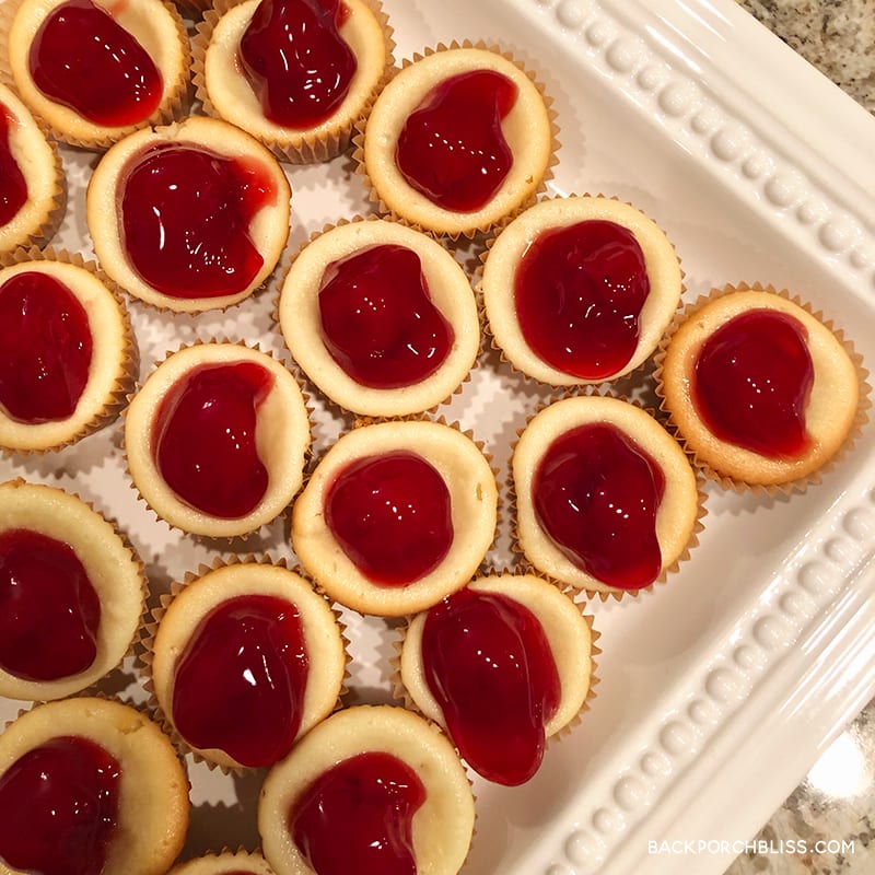 Mini Cherry Cheesecakes