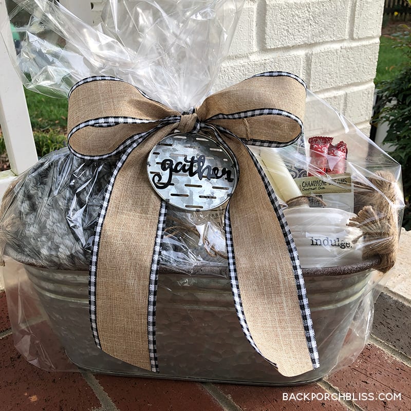 How to Make a Gift Basket in 7 Easy Steps - Back Porch Bliss