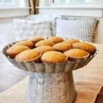 Pumpkin Muffins on Galvanized Stand