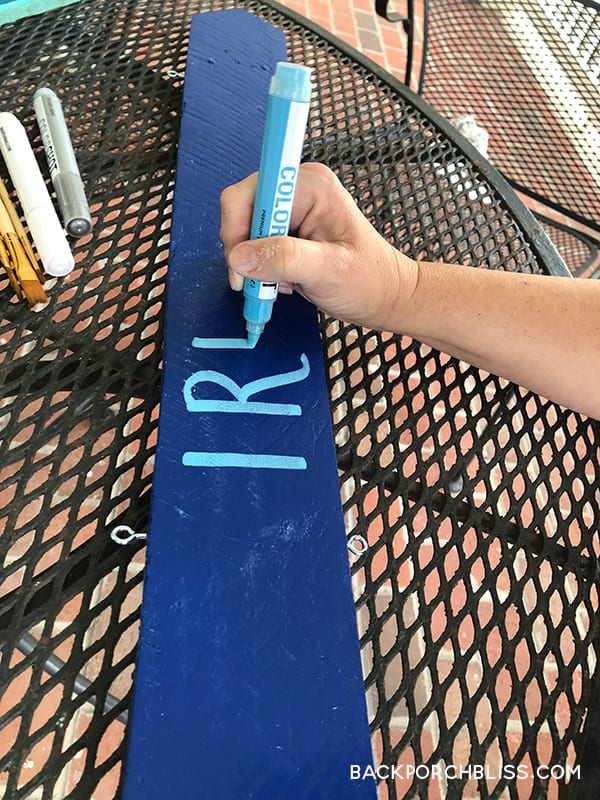 writing dream spots on wood