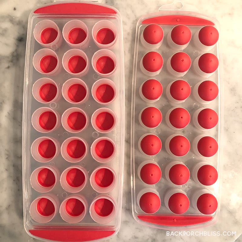 freezer trays with silicone bottoms