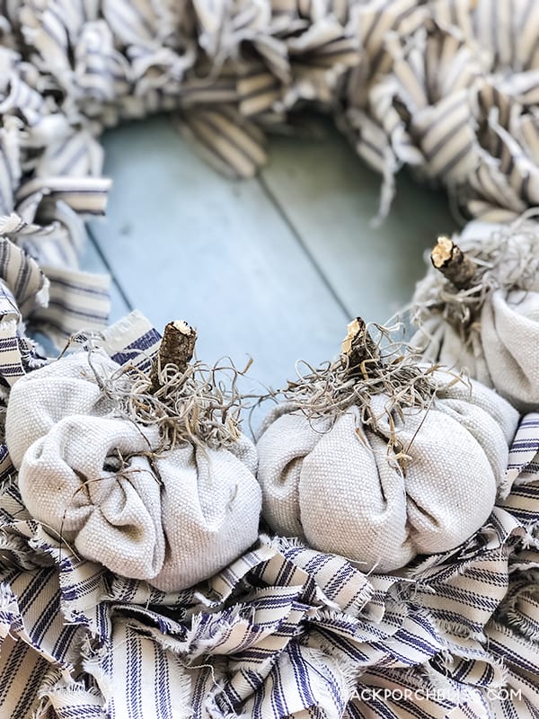 drop cloth pumpkins