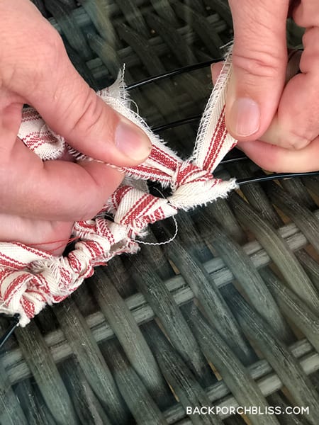 tying fabric