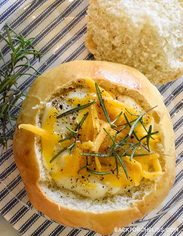 easy potato soup with bread bowls