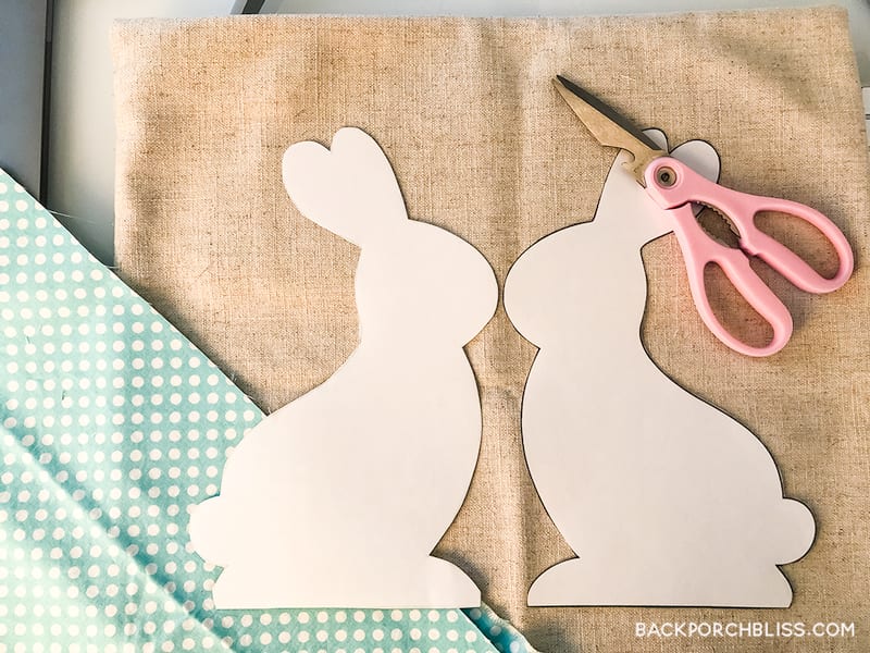 easy cottontail pillow