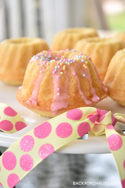 Pink Lemonade Pound Cakes