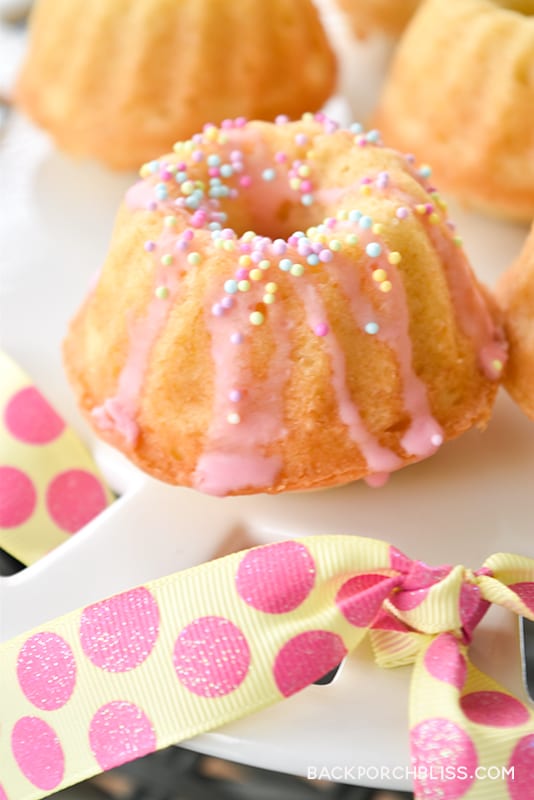 Pink Lemonade Pound Cakes