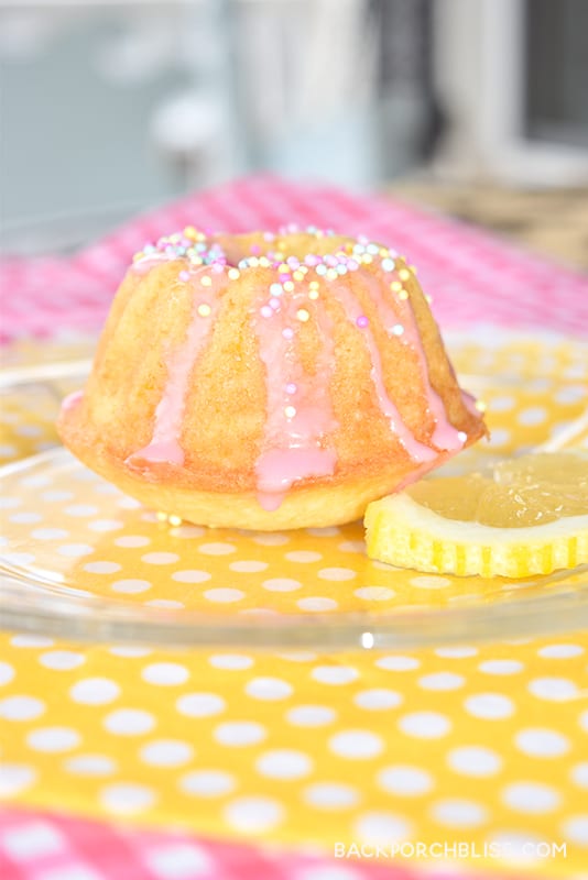 Pink Lemonade Pound Cakes