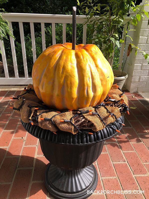 pumpkin topiary 