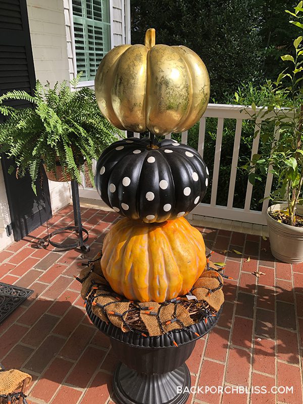 pumpkin topiary 